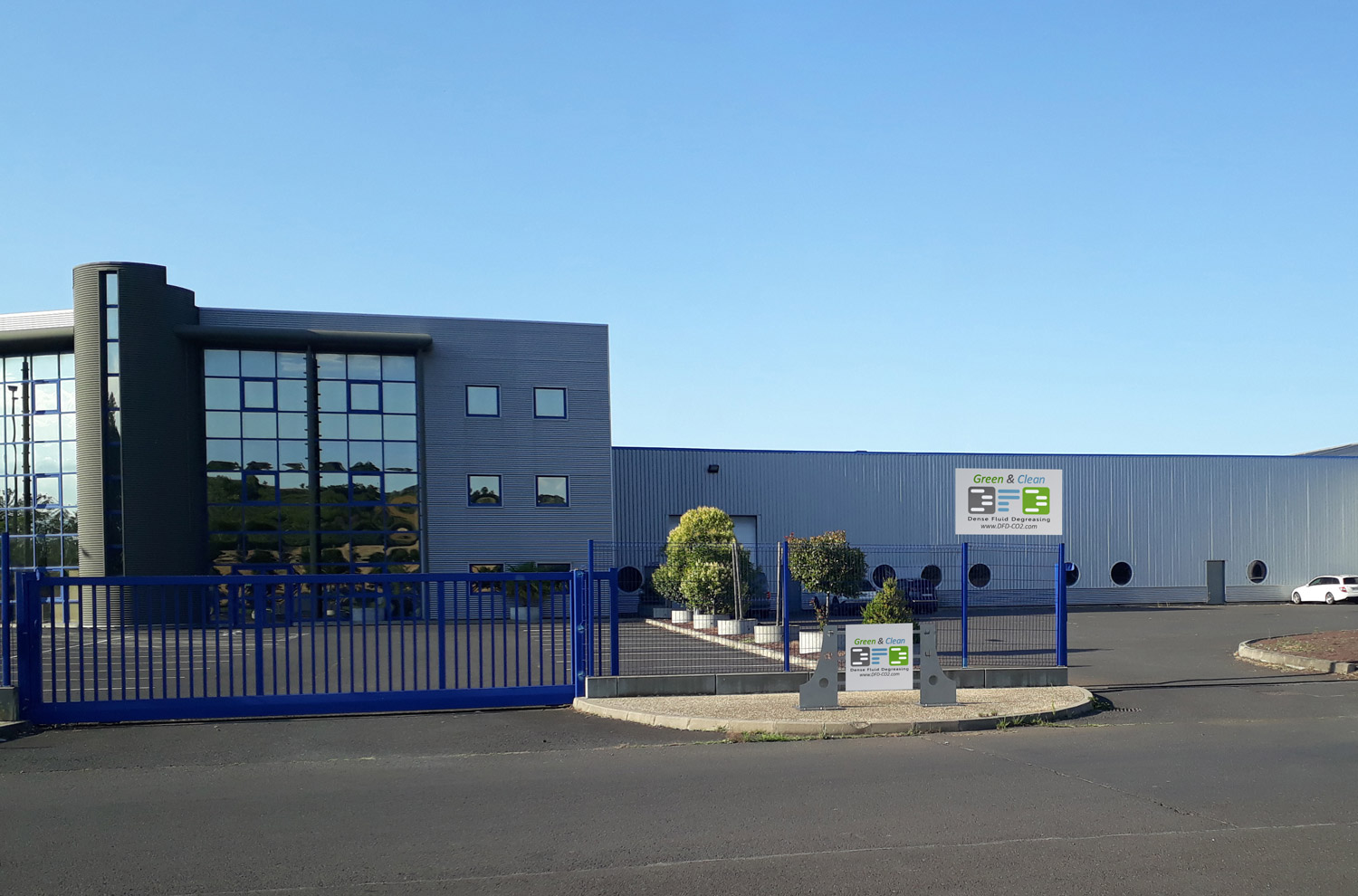 Building of the company Dense Fluid Degreasing in Clermont Ferrand